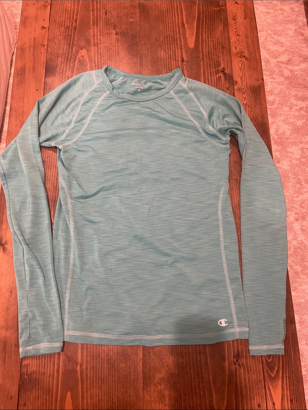 Champion Women’s Teal Long-Sleeve Performance Top